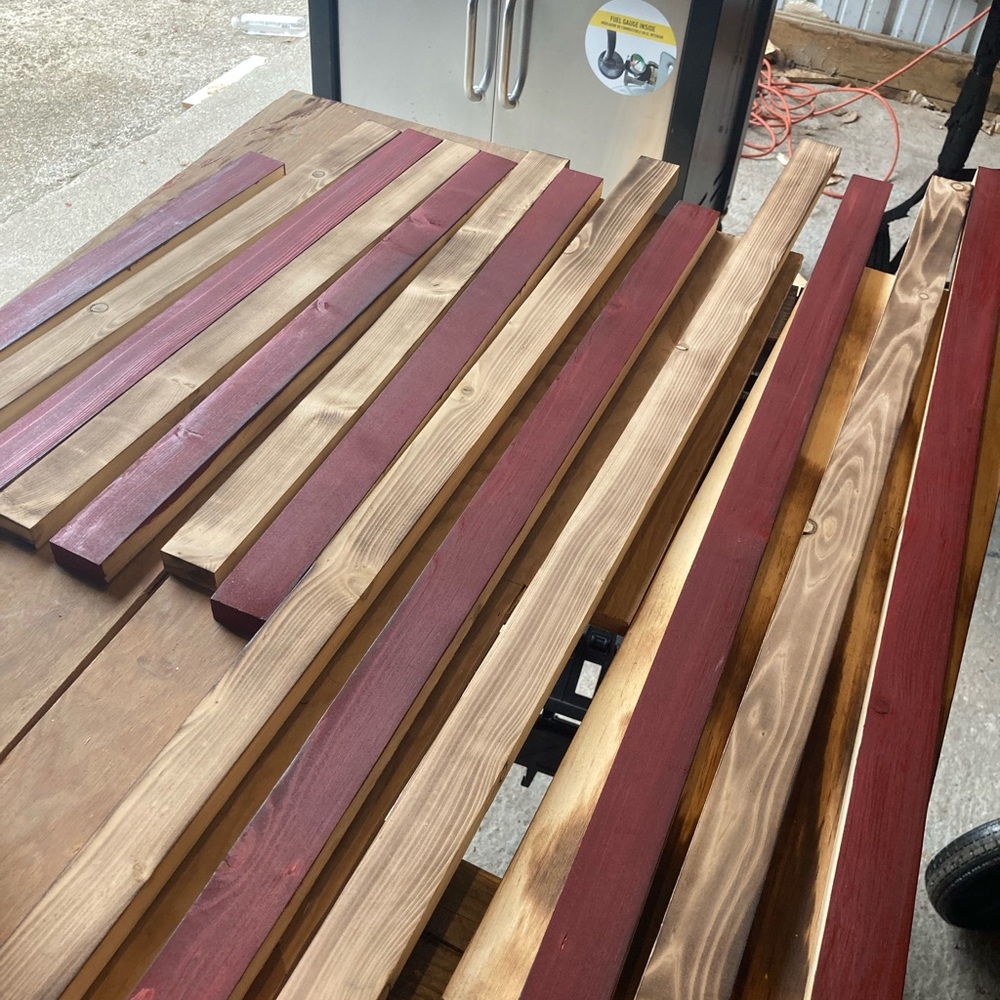 Handcrafted Rustic American Flag - Picture 6 of 10